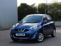 Used Nissan Micra Acenta 2015 Blue Hatchback