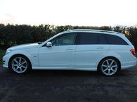 Used Mercedes C200 2012 White Estate