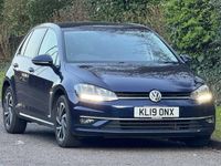 Used VW Golf VII Match 150 HP (110 kW) 2019 Blue Hatchback