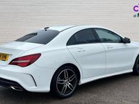 Used Mercedes CLA220 AMG line 177 HP (130 kW) 2018 White Sedan