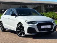 New Audi A1 Sportback Black Edition 2026 White Hatchback