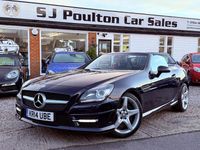 Used Mercedes SLK250 AMG 201 HP (147 kW) 2014 Blue Cabriolet