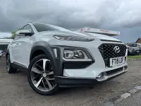Used Hyundai Kona Premium SE 120 HP (88 kW) 2019 White SUV