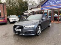 Begagnad Audi A6 Black Edition 190 HK (139 kW) 2016 Grå Sedan