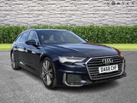 Used Audi A6 S-Line 204 HP (150 kW) 2018 Blue Estate