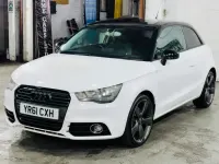 Begagnad Audi A1 Sport 2011 Vit Halvkombi