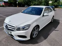 Used Mercedes E220 AMG 2014 White Sedan