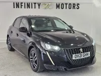 Used Peugeot 208 Allure Premium 75 HP (55 kW) 2021 Black Hatchback