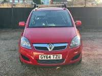 Used Vauxhall Zafira 2014 Red MPV