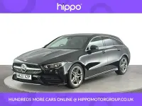Used Mercedes CLA200 Shooting Brake AMG line 163 HP (119 kW) 2022 Black Estate