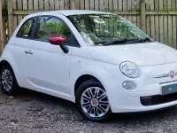 Gebraucht Fiat 500 Pop 69 PS (50 kW) 2011 Weiß Kleinwagen