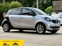 Used Smart ForFour Passion 71 HP (52 kW) 2017 Black Hatchback
