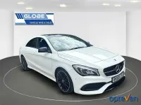 Used Mercedes CLA220 AMG line 2018 White Coupe
