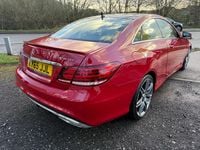Used Mercedes E350 AMG line 2015 Red Coupe
