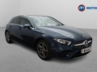 Used Mercedes A250 AMG line 218 HP (160 kW) 2021 Blue Hatchback