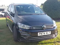 Used VW Touran R-line 150 HP (110 kW) 2024 Black MPV