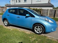 Begagnad Nissan Leaf Acenta 80 kW (109 HK) 2016 Blå Halvkombi