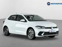 Begagnad VW Polo Life 2024 Vit Halvkombi