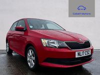 Used Skoda Fabia SE 90 HP (66 kW) 2017 Red Hatchback