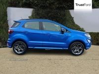 used Ford Ecosport ST-LINE 5DR - REVERSING CAM w/ SENSORS, MULTI-COLOURED AMBIENT LIGHTING, CRUISE CONTROL, SAT NAV, AP