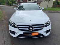 Used Mercedes E220 AMG line 2017 White Sedan