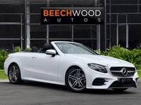 Used Mercedes E220 AMG line 194 HP (142 kW) 2018 White Cabriolet