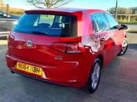 Used VW Golf VII Match 105 HP (77 kW) 2014 Red Hatchback