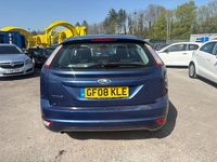 Used Ford Focus Zetec 2008 Blue Hatchback