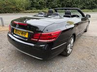 Used Mercedes E220 SE 2013 Black Cabriolet