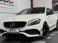 Used Mercedes A200 AMG Line Premium Plus 136 HP (100 kW) 2017 White Hatchback