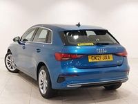 Used Audi A3 Sport 116 HP (85 kW) 2021 Blue Sedan