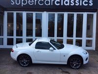 Used Mazda MX5 126 HP (92 kW) 2014 White Cabriolet