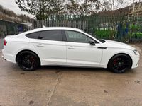 Used Audi A5 Sportback Black Edition 2019 White Hatchback