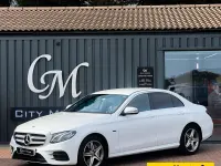 Used Mercedes E300 AMG line 2019 White Sedan