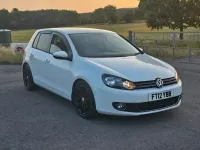 Used VW Golf VII GT 2012 White Hatchback
