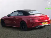 Used Mercedes E220 AMG line 194 HP (142 kW) 2019 Red Cabriolet