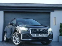 Begagnad Audi Q2 S-Line 116 HK (85 kW) 2017 Svart SUV