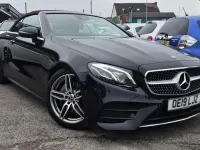 Gebraucht Mercedes E220 AMG line 2019 Schwarz Cabrio