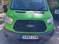 Used Ford Transit 100 HP (73 kW) 2016 Green Cabriolet
