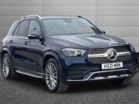 Used Mercedes GLE300 AMG line 245 HP (180 kW) 2021 Cavansite blue Estate