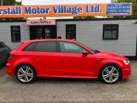 Used Audi A3 S-Line 2015 Red Hatchback