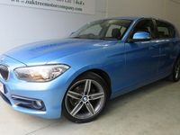 Used BMW 118 Sport Line 136 HP (100 kW) 2018 Blue Hatchback