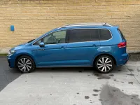 Used VW Touran R-line 150 HP (110 kW) 2017 Blue MPV