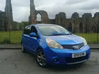 Used Nissan Note N-TEC 110 HP (80 kW) 2011 Blue Hatchback