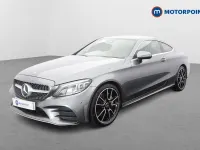 Used Mercedes C300 AMG line 258 HP (189 kW) 2019 Grey Coupe