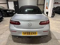 Used Mercedes E300 AMG line 2022 Silver Cabriolet