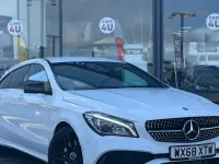 Used Mercedes CLA220 Shooting Brake AMG line 177 HP (130 kW) 2017 White Estate