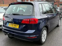 Used VW Golf Sportsvan SE 110 HP (80 kW) 2015 Blue MPV