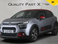 Used Citroën C3 PureTech 110 HP (80 kW) 2021 Grey Hatchback