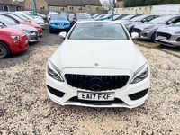 Used Mercedes C220 AMG Line Premium Plus 2017 White Cabriolet